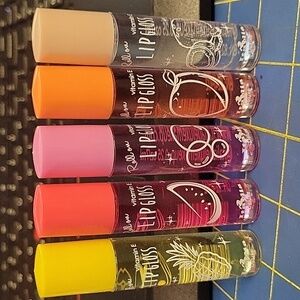 Italia Roll On Lip Gloss Set Of 5 Flavors NEW
